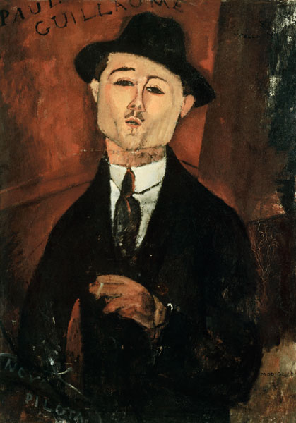 Paul Guillaume / Modigliani painting de Amadeo Modigliani
