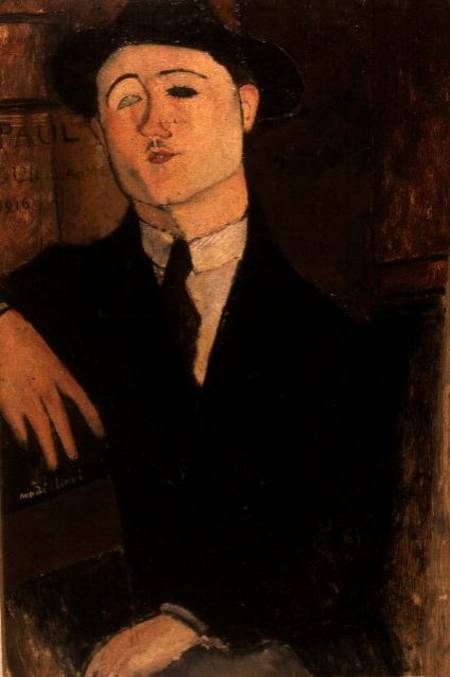 Paul Guillaume seated de Amadeo Modigliani