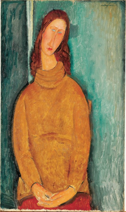 Portrait of Jeanne Hébuterne de Amadeo Modigliani