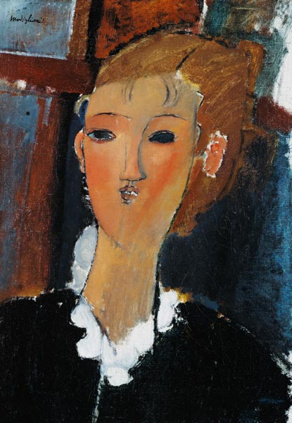 Young Woman in a Small Ruff de Amadeo Modigliani