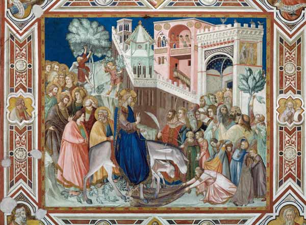 Der Einzug Christi in Jerusalem de Ambrogio Lorenzetti