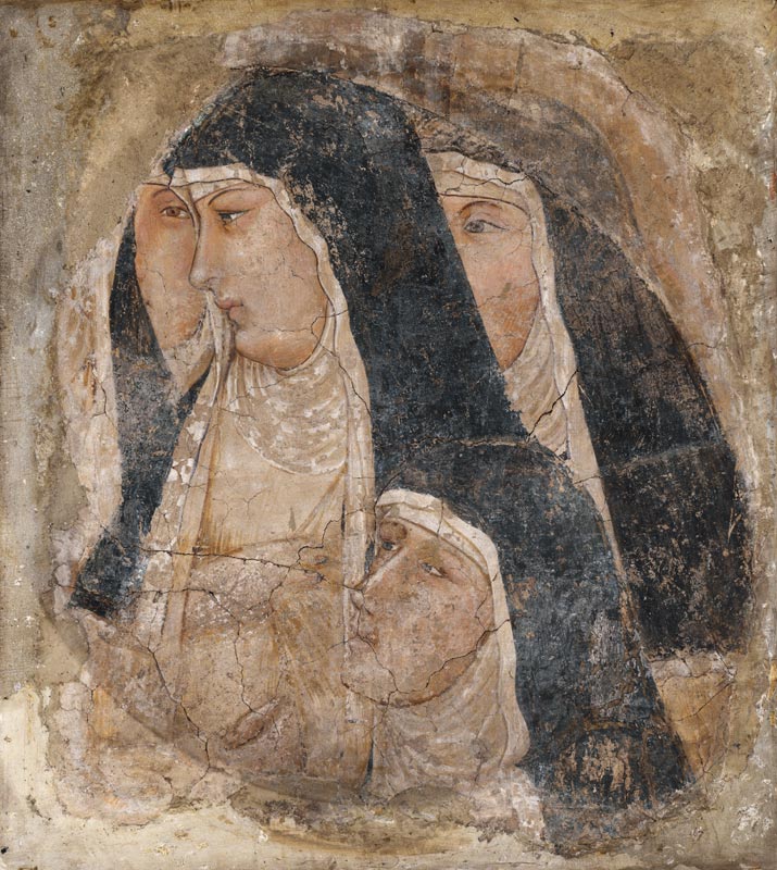 A Group of Four Poor Clares de Ambrogio Lorenzetti