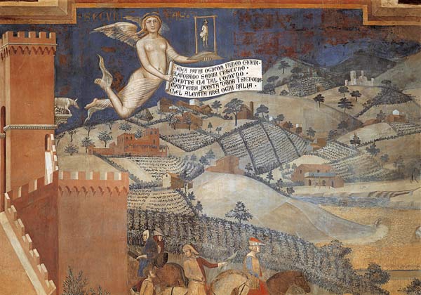 Buon Governo, Landscape de Ambrogio Lorenzetti