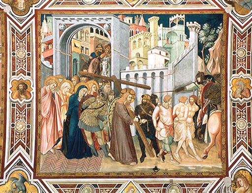 Die Kreuztragung de Ambrogio Lorenzetti