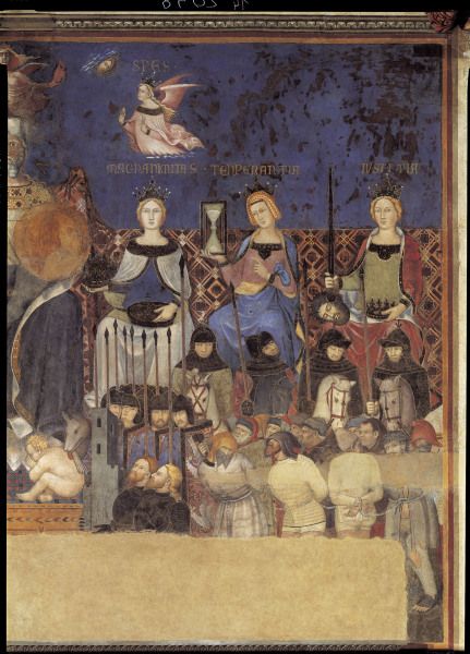 Virtues Spes, Magnanimitas de Ambrogio Lorenzetti