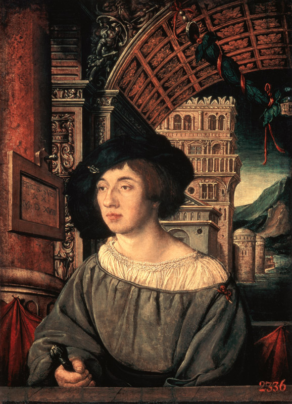 Portrait of a man de Ambrosius Holbein