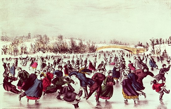 Central Park, Winter: The Skating Carnival de American School