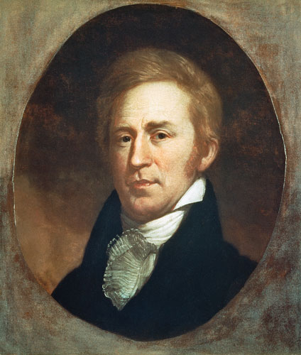 Portrait of William Clark, American explorer and governor of Missouri Territory de American School