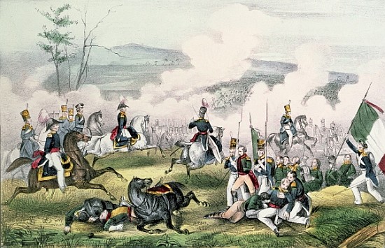 The Battle of Palo Alto, California, 8th May 1846 de American School