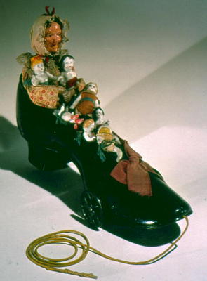 The Old Woman who Lived in a Shoe de American School, (19th century)