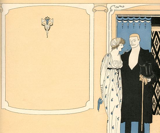 Fashionable Couple Arriving at a Ballroom de American School, (20th century)