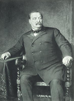 Grover Cleveland, 22nd and 24th President of th United States of America, pub. 1901 (photogravure) de American School, (20th century)