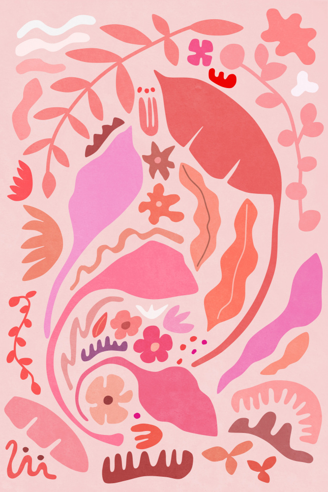 Pink Garden Colors and Shapes de amini54