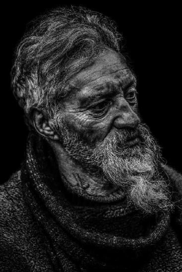 Homeless Man Portrait
