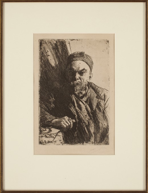 Portrait of the poet Paul Verlaine (1844-1896) de Anders Leonard Zorn