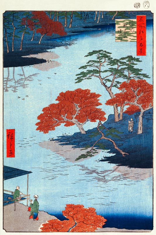 Inside Akiba Shrine at Ukeji. (One Hundred Famous Views of Edo) de Ando oder Utagawa Hiroshige