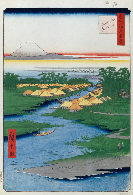 Horie and Nekozane (One Hundred Famous Views of Edo) de Ando oder Utagawa Hiroshige