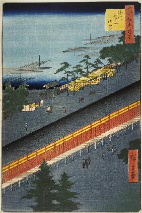 The Sanjusangendo Temple in the Fukagawa District (One Hundred Famous Views of Edo)