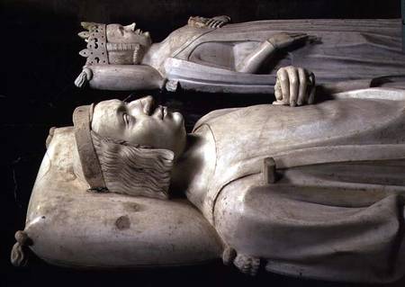 Effigies from the tomb of Charles V the 'Wise' (1338-80) c.1364 de Andre Beauneveu