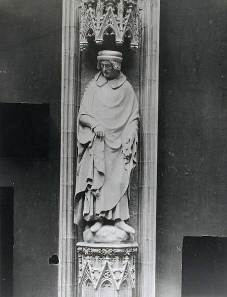 Copy of a statue of Jean Bureau, Sire de la Riviere de Andre Beauneveu