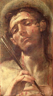 St. Sebastian (oil on panel) de Andrea Boscoli