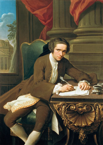 Portrait of Sir Charles Frederick (1828-85) de Andrea Casali