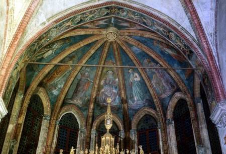 Benedictine Fathers and Apostles, from the Vault of the Apse in the Chapel of St. Tarasius de Andrea del Castagno