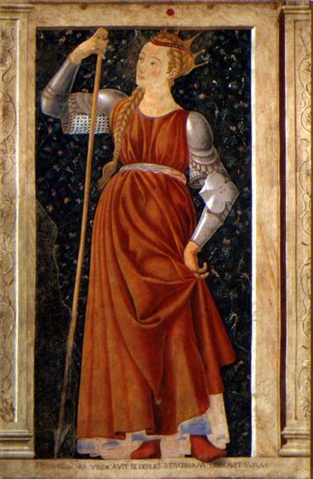 Queen Tomyris, from the Villa Carducci series of famous men and women de Andrea del Castagno