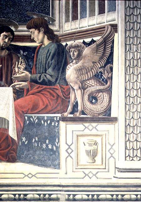 The Last Supper, detail of St. James the Less de Andrea del Castagno