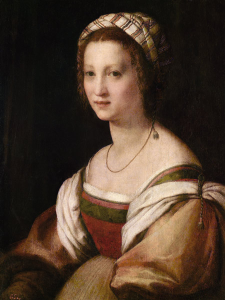 Portrait of a woman de Andrea del Sarto