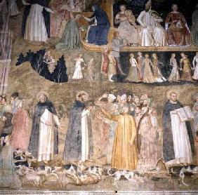 St. Dominic Sending Forth the Hounds of the Lord, with St. Peter Martyr and St. Thomas Aquinas