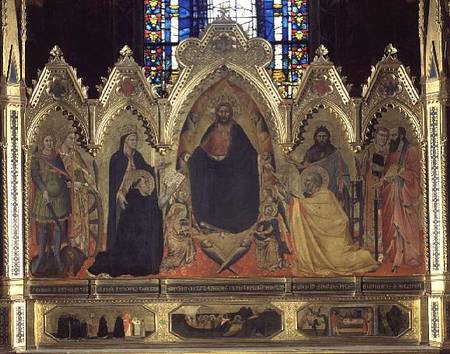 The Strozzi Altarpiece de Andrea di Cione Orcagna