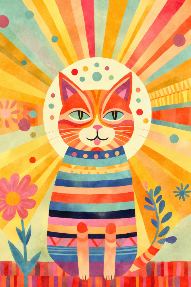 Happy Cat Iv de Andrea Haase