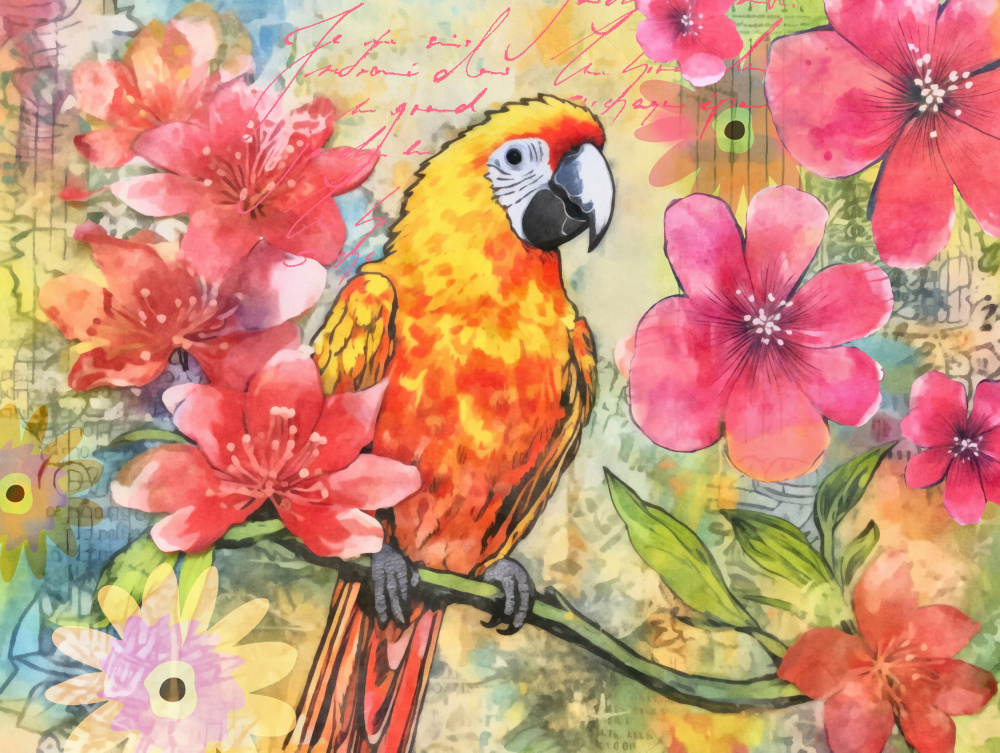 Parrots Fancy Paradise de Andrea Haase