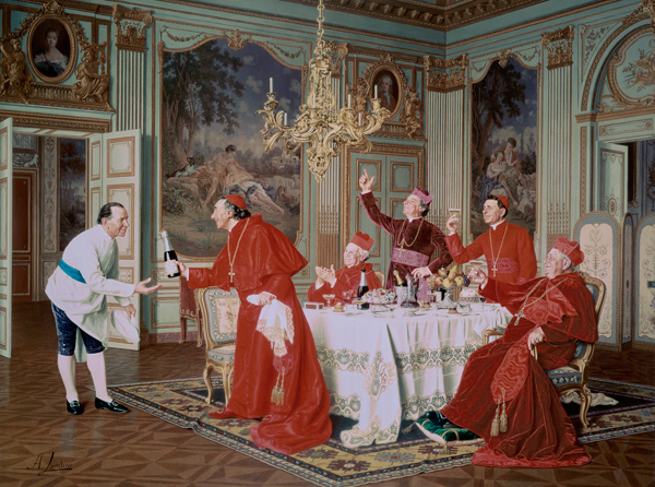 Louis XIV's Apartments at Versailles, the Chef's Birthday de Andrea Landini