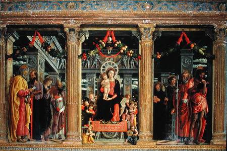 Altarpiece of St. Zeno of Verona de Andrea Mantegna