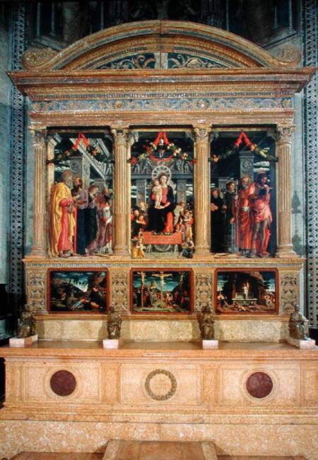 Altarpiece of St. Zeno of Verona de Andrea Mantegna