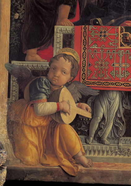 Altar of S.Zeno, Angel de Andrea Mantegna