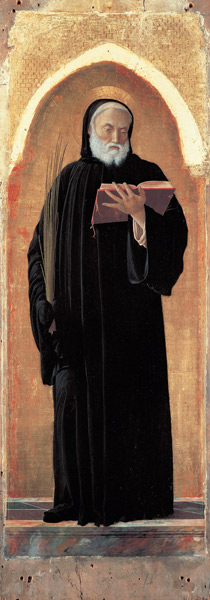 St.Benedict of Nursia de Andrea Mantegna