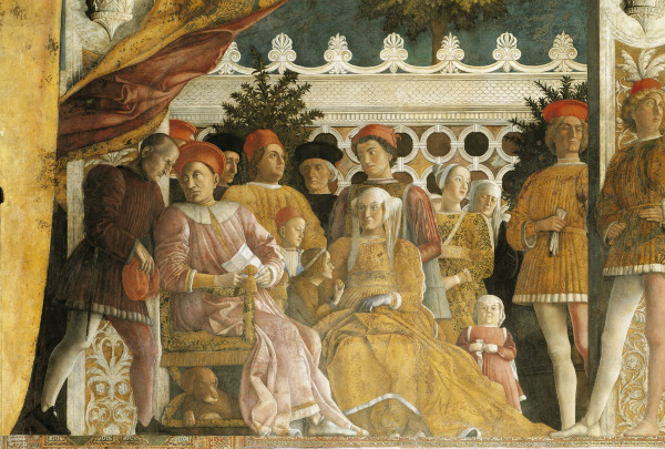 Ludovico Gonzaga & Familie de Andrea Mantegna
