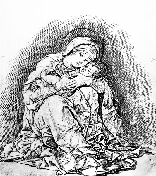 Maria mit Kind de Andrea Mantegna