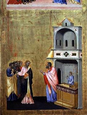 The Calling of St. Matthew, from the Altarpiece of St. Matthew and Scenes from his Life, c.1367-70 (