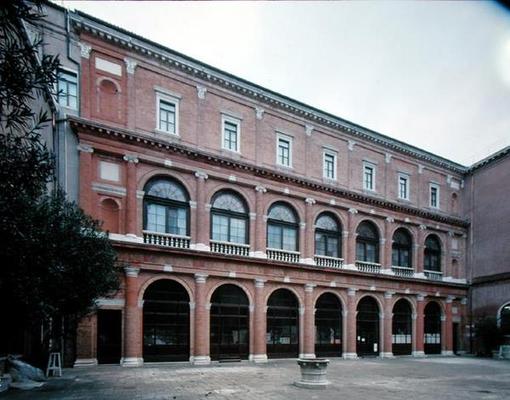 Remaining wing of a monastery, now the Academy of Fine Arts, built 1552 (photo) de Andrea Palladio