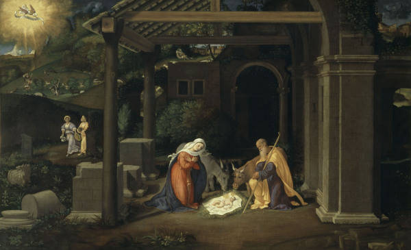 A.Previtali / Birth of Christ / Paint. de Andrea Previtali