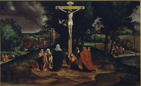 A. Previtali, Le Christ sur la croix... de Andrea Previtali