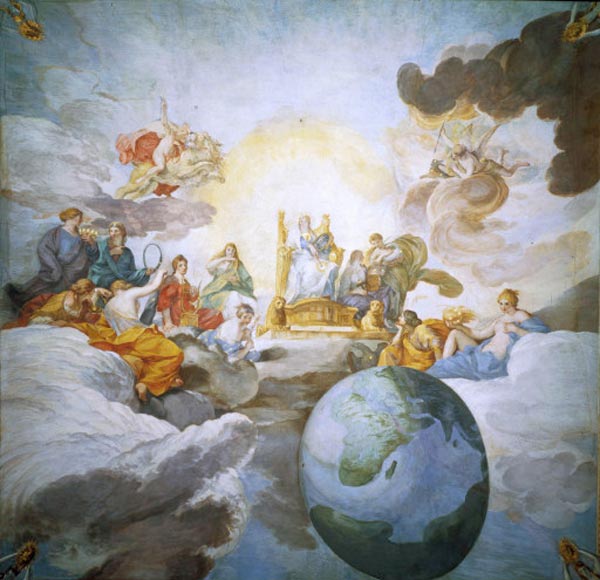 Der Triumph der Göttlichen Weisheit de Andrea Sacchi