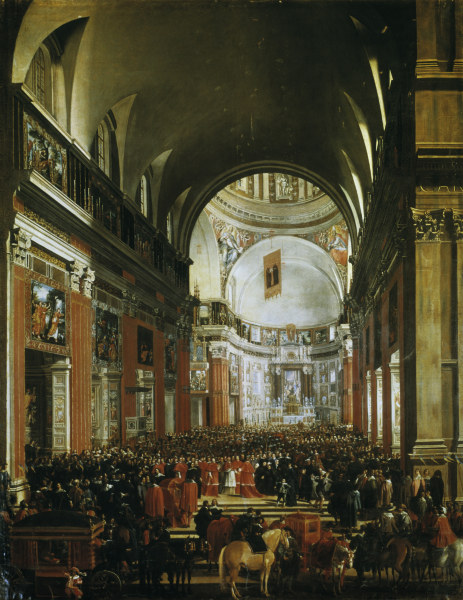 Urban VIII in Il Gesù / Painting / 1640 de Andrea Sacchi