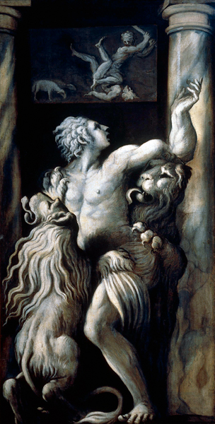 A.Schiavone / Daniel in the Lion''s Den de Andrea Schiavone