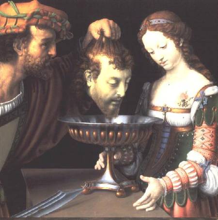 Salome with the head of John the Baptist de Andrea Solario