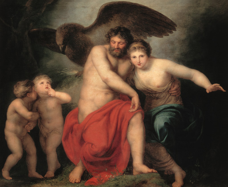 Zeus and Hera on Mount Ida de Andreas or Andries Lens